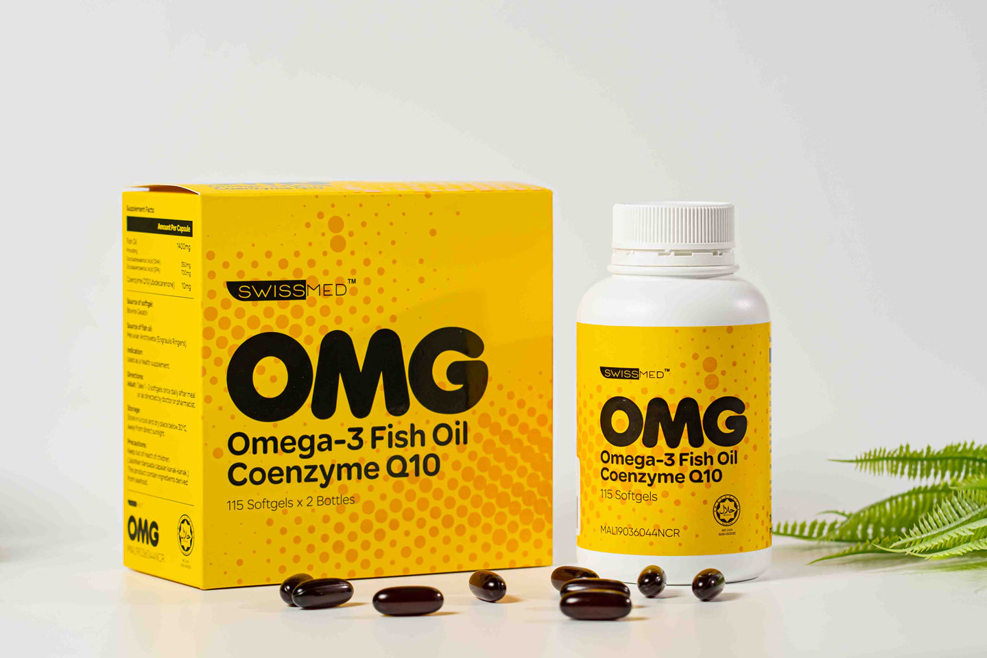 Swissmed® OMG Omega-3 Fish Oil Softgel
