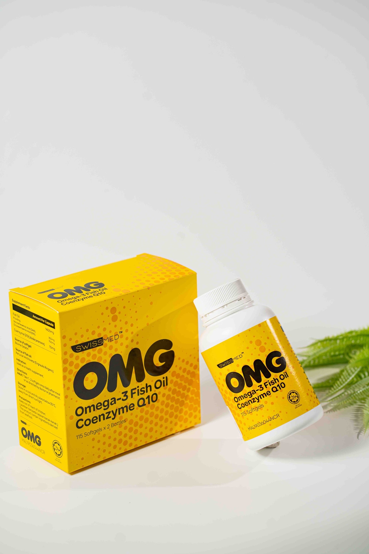 Swissmed® OMG Omega-3 Fish Oil Softgel