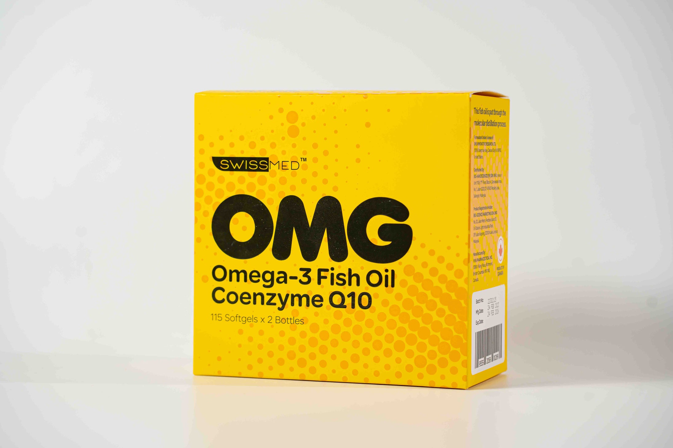Swissmed® OMG Omega-3 Fish Oil Softgel