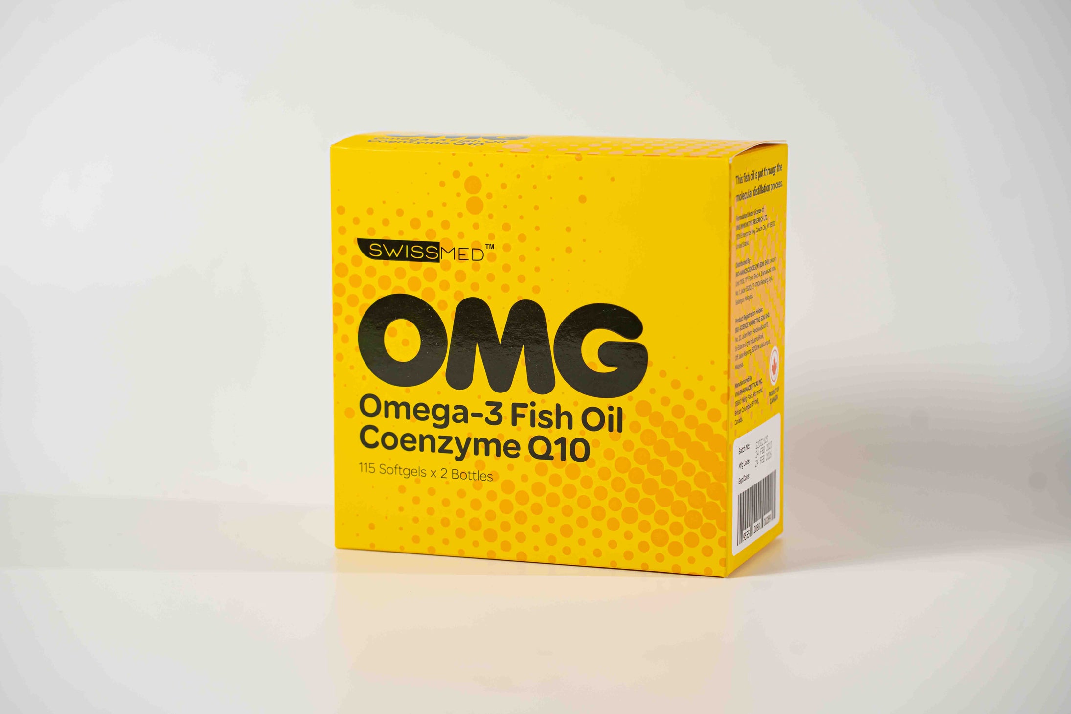 Swissmed® OMG Omega-3 Fish Oil Softgel